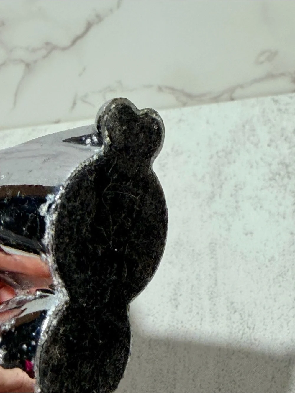 Umbra Chrome Silver Fox Decorative Accent Figurine ring holder